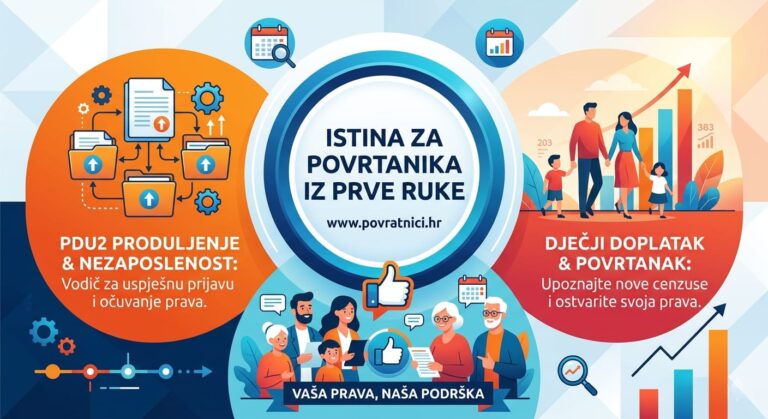 Produženje PDU2 i dječji doplatak: Istina za povratnike iz prve ruke